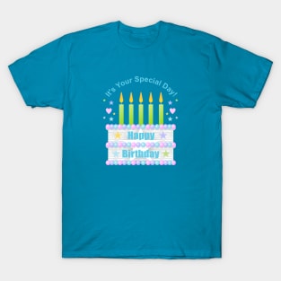 Happy Birthday Cake T-Shirt